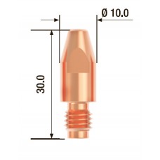 Контактный наконечник M8х30 мм FUBAG ECU D=0.8 мм (25 шт.)