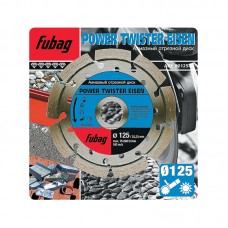 Fubag Алмазный отрезной диск для бетона Power Twister Eisen D125 мм/ 22.2 мм