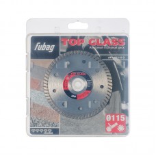 Алмазный отрезной диск для керамогранита Fubag Top Glass D115 мм/ 22.2 мм