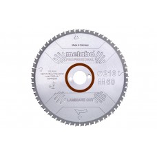 Пильный диск Metabo «LAMINATE CUT — PROFESSIONAL», 216X30 Z60 FZ/TZ 0° (628442000)