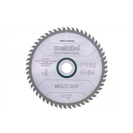 Пильный диск универсальный Metabo MULTI CUT — PROFESSIONAL 165х20х2.2 мм 54 зуба
