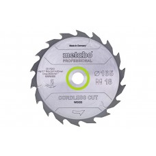 Пильный диск Metabo CORDLESS CUT WOOD — PROFESSIONAL 165X20 Z36 WZ 15° (628295000)