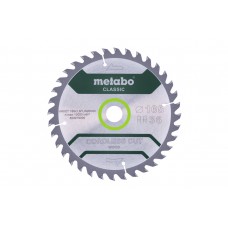 Пильный диск Metabo CORDLESS CUT WOOD — CLASSIC 165X20 Z36 WZ 15° (628279000)